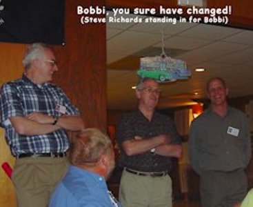 Steve standing in for Bobbi